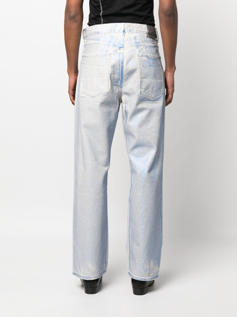 아워레가시 / 남성 써드컷 포일 데님 팬츠 M2235TBF BLUE FOIL DENIM STK - OUR LEGACY