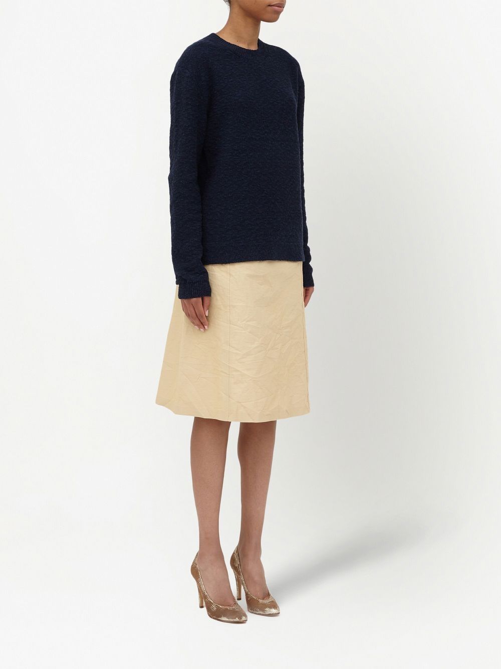 메종마르지엘라 / 여성 4선 스티치 스웨터 네이비 S51HL0005 S18197 511 STK - MAISON MARGIELA