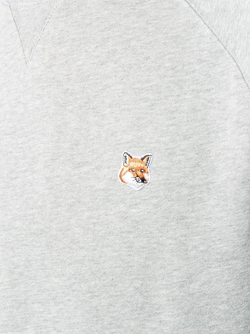 메종키츠네 / 남성 폭스헤드 패치 클래식 맨투맨 그레이 AM00303KM0001 H150 STK - MAISON KITSUNE