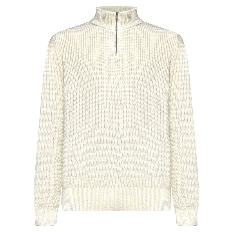 아페쎄 / 남성 알렉스 집업 니트 베이지 내추럴 COGTX H23057 AAE STK