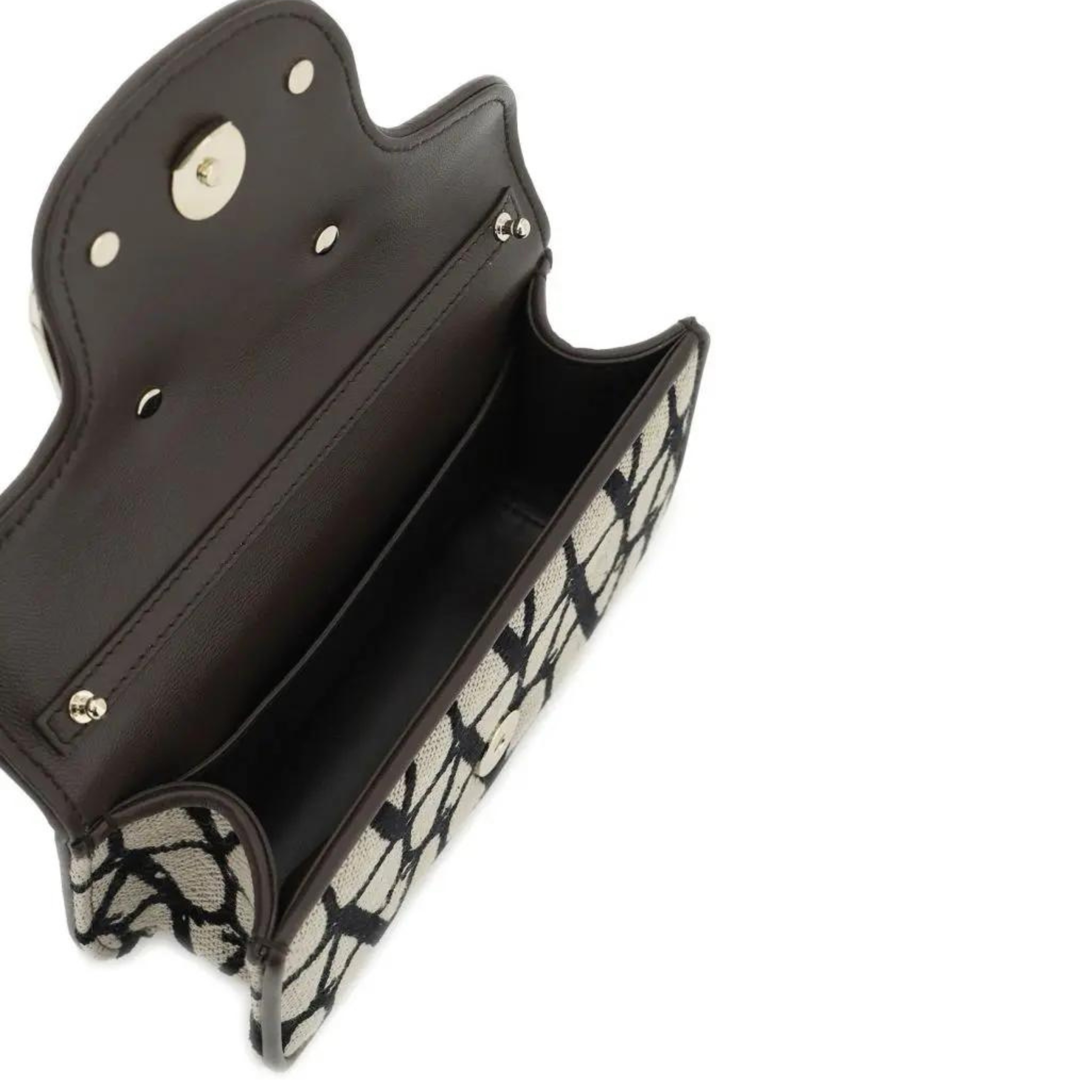 발렌티노 가라바니 / 아이코노그래피 스몰 숄더백 베이지블랙 3W2B0L97JSQ 6ZN STK - VALENTINO GARAVANI