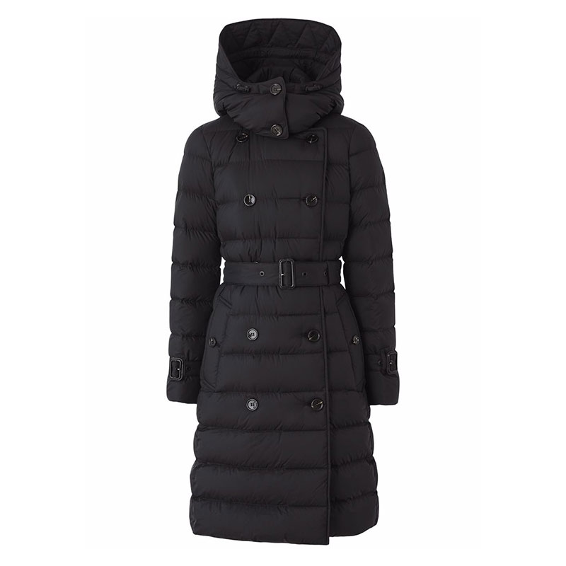 버버리 / 여성 디태처블 후드 다운 패딩코트 블랙 8044680 A1189 STK