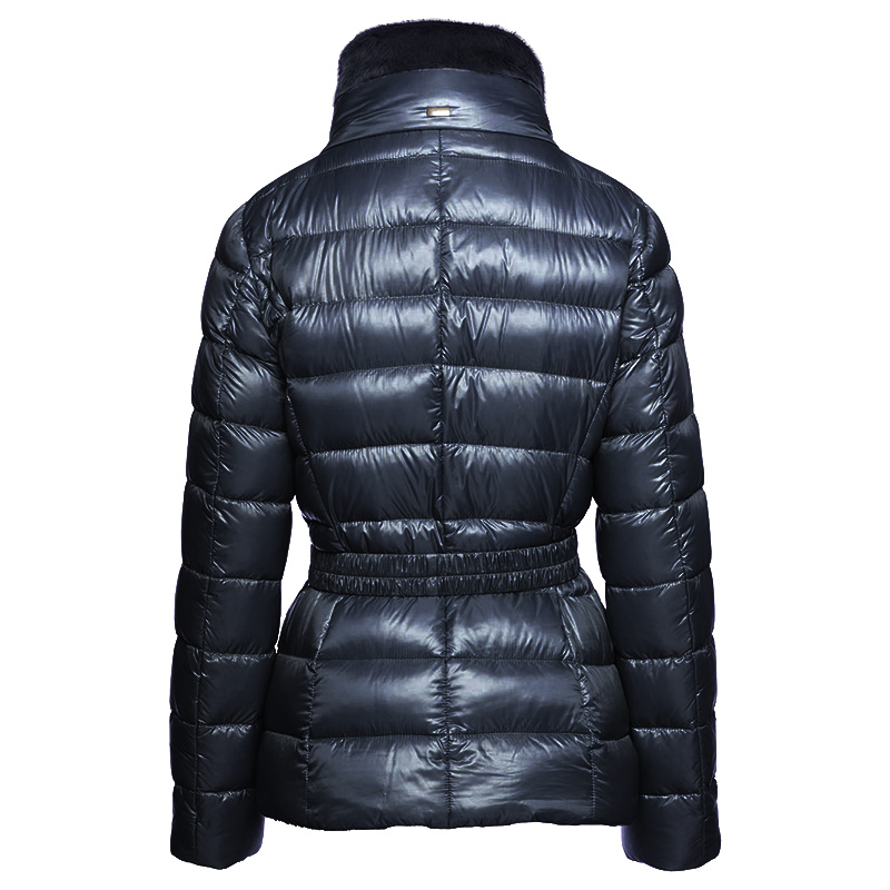  에르노 / 여성 클라우디아 벨티드 다운 패딩 네이비 PI0485DIC 12017 9200 STK - HERNO