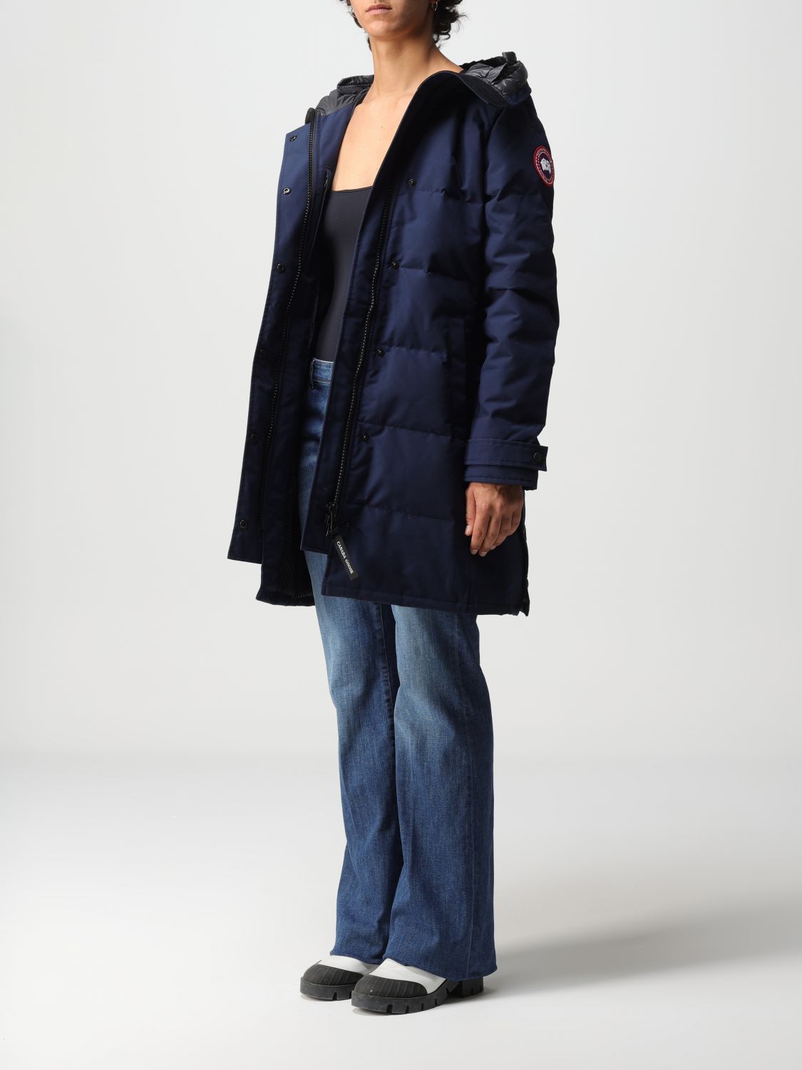 캐나다구스 / 여성 쉘번 다운 파카 네이비 3802W 63 STK - CANADA GOOSE