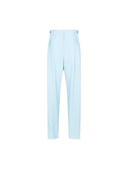  보테가베네타 / 여성 울 트라우저 스트레이트 팬츠 703115 LIGHT BLUE  BPG