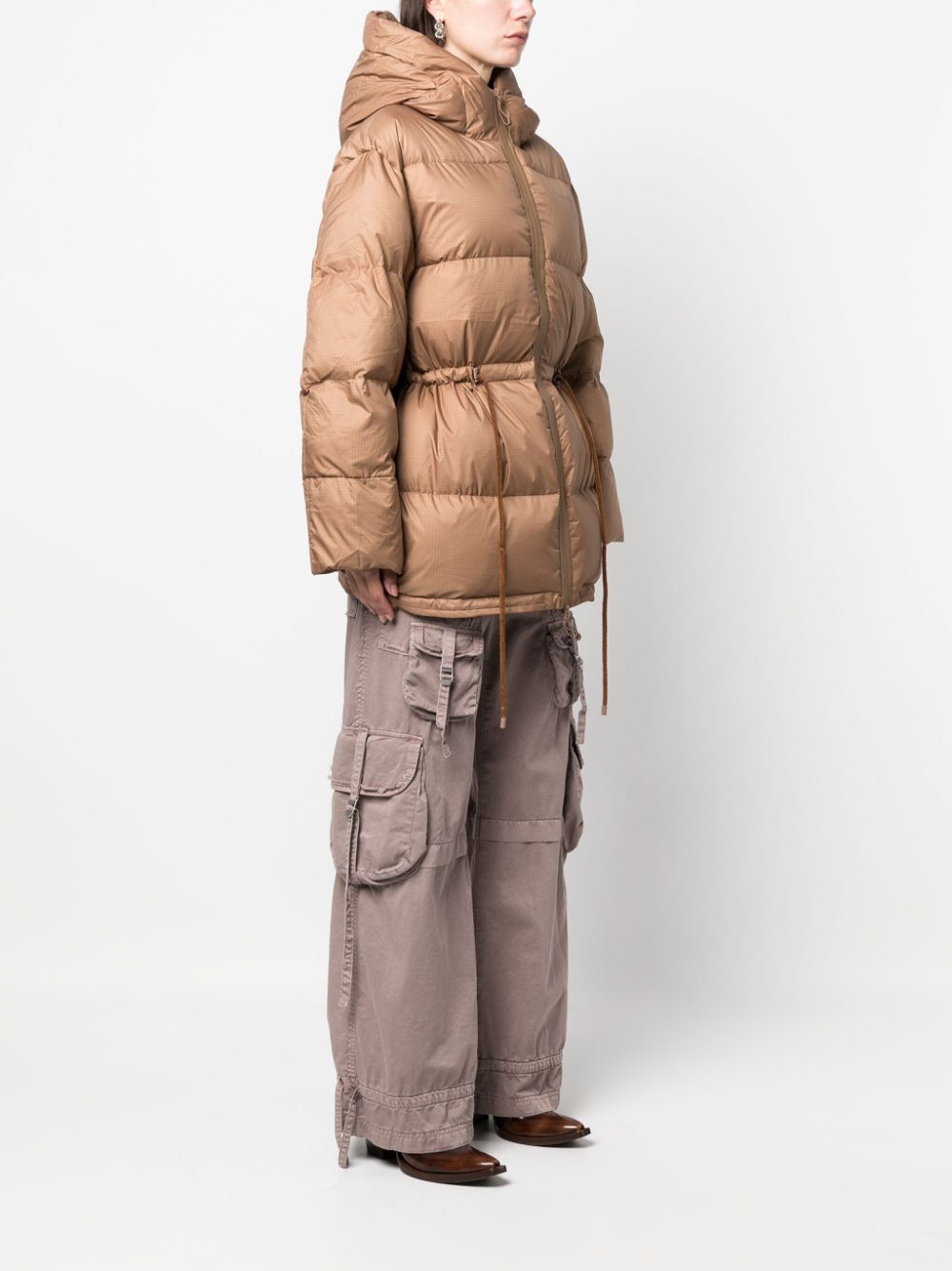 아크네스튜디오 / 여성 후드 패딩 재킷 브라운 A90528 ALL STK - ACNE STUDIOS