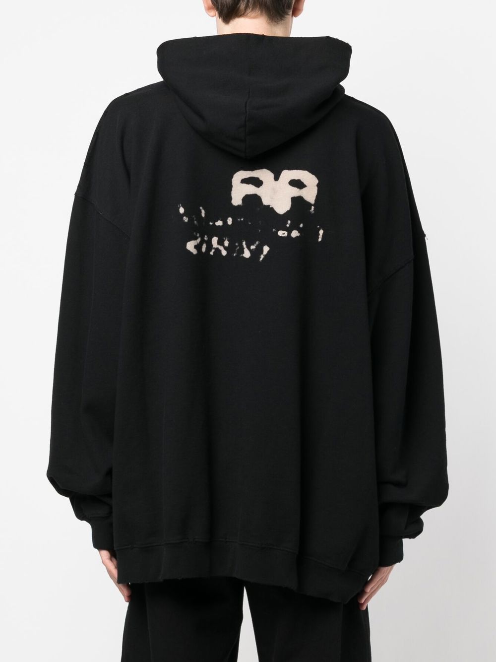 발렌시아가 / 남성 그래피티 로고 후디 블랙 620973 TNVQ1 1059 STK - BALENCIAGA