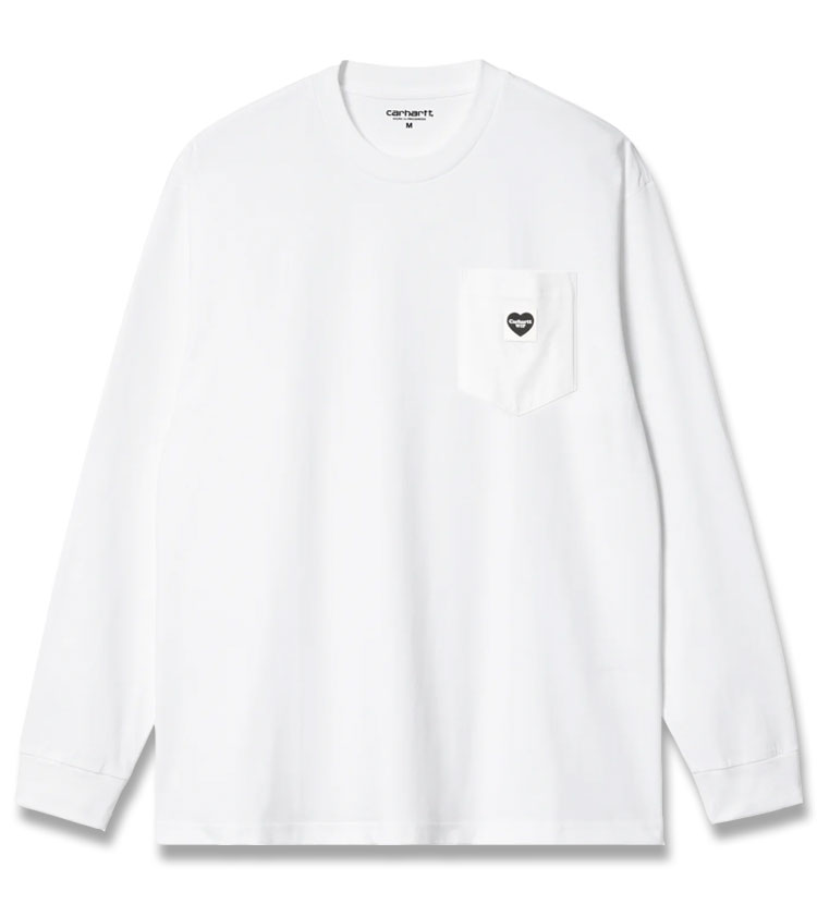 25FW 칼하트 WIP 롱슬리브 포켓 하트 티셔츠 I035300 00AXX MRK