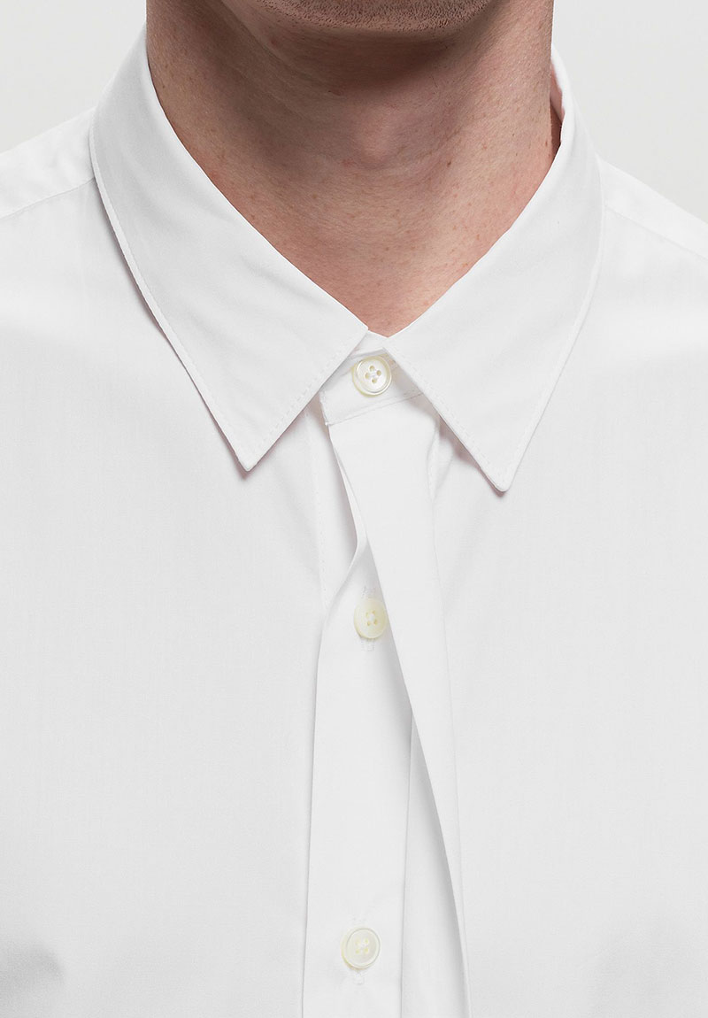 아미 / 남성 토날 셔츠 화이트 USH150 CO0045 100 STK - AMI