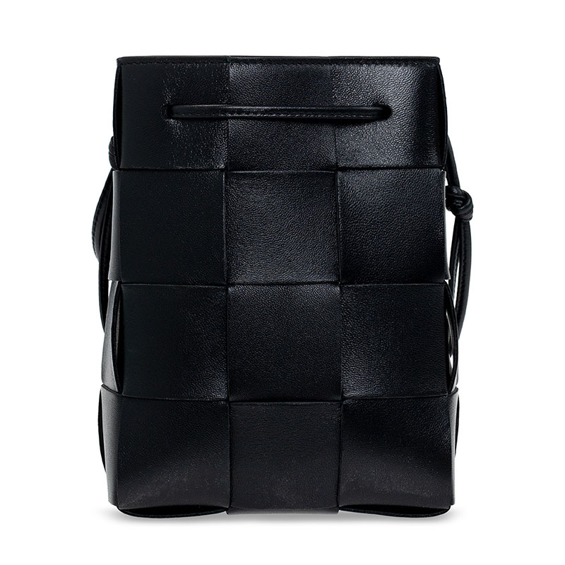 보테가 베네타 / 스몰 카세트 크로스바디 버킷백 블랙 680218 VCQC4 8425 STK - BOTTEGA VENETA