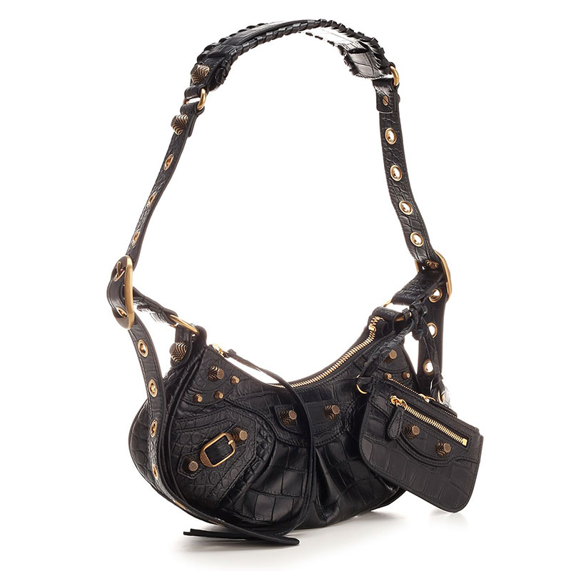  발렌시아가 / 르 카골 XS 숄더백 블랙 671309 23EBM 1000 STK - BALENCIAGA