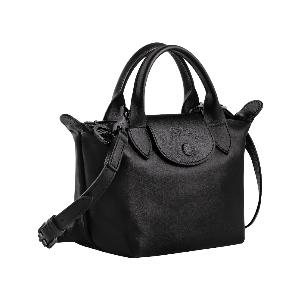 26SS 롱샴 / 르 플리아쥬 엑스트라 XS 핸드백 블랙 L1500987 001 STK - LONGCHAMP