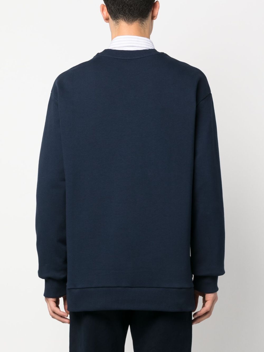  아페쎄 / 남성 알라스터 로고 스웨트셔츠 네이비 COEIP H27825 IAK STK - A.P.C.