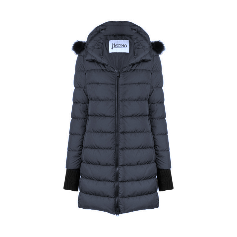 에르노 / 퍼 트리밍 구스다운 패딩 다크 네이비 PI0819D12004 9200 STK