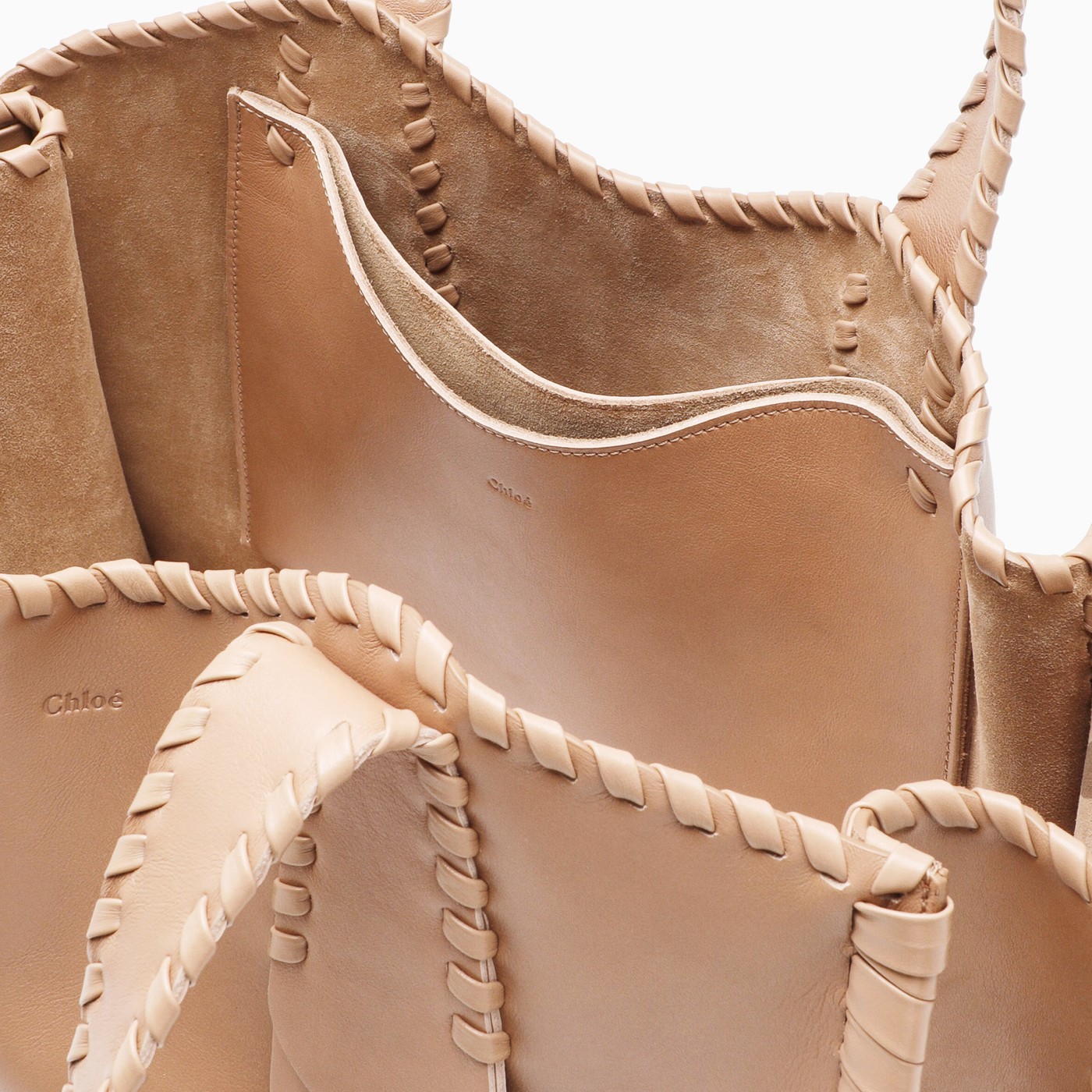 끌로에 / 모니 토트백 미디엄 베이지 CHC22AS561H89 26X STK - CHLOE