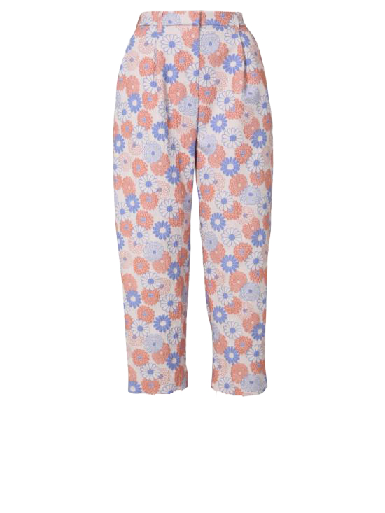 겐조 / 여성 플라워 크롭 팬츠 FA52PA003 5J234 PINK BPG