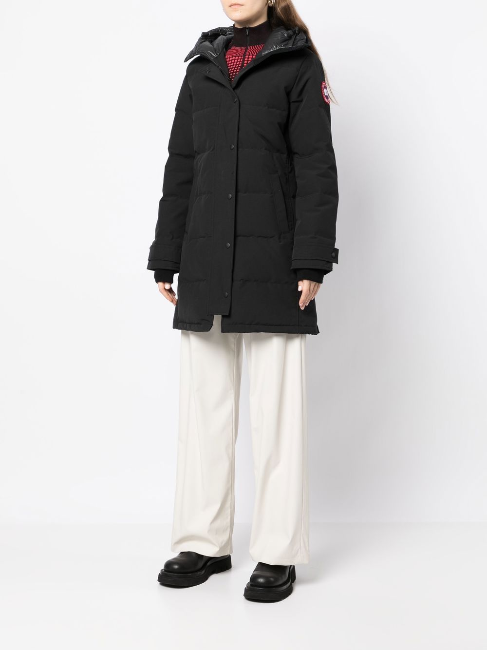 캐나다구스 / 여성 쉘번 파카 블랙 3802W 61 STK - CANADA GOOSE