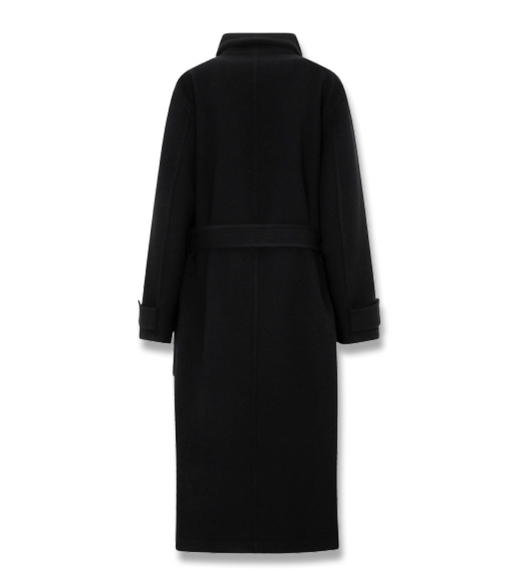 25FW 르메르 더블 울 랩 코트 블랙 CO1037 LF1116 999 - LEMAIRE