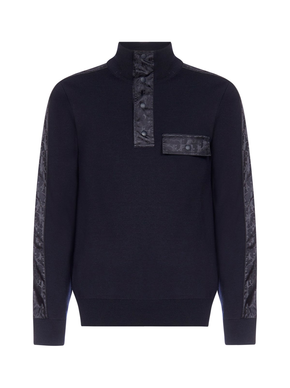  디올옴므 / 남성 오블리크 자카드 터틀넥 스웨터 113M623AT192 BPG