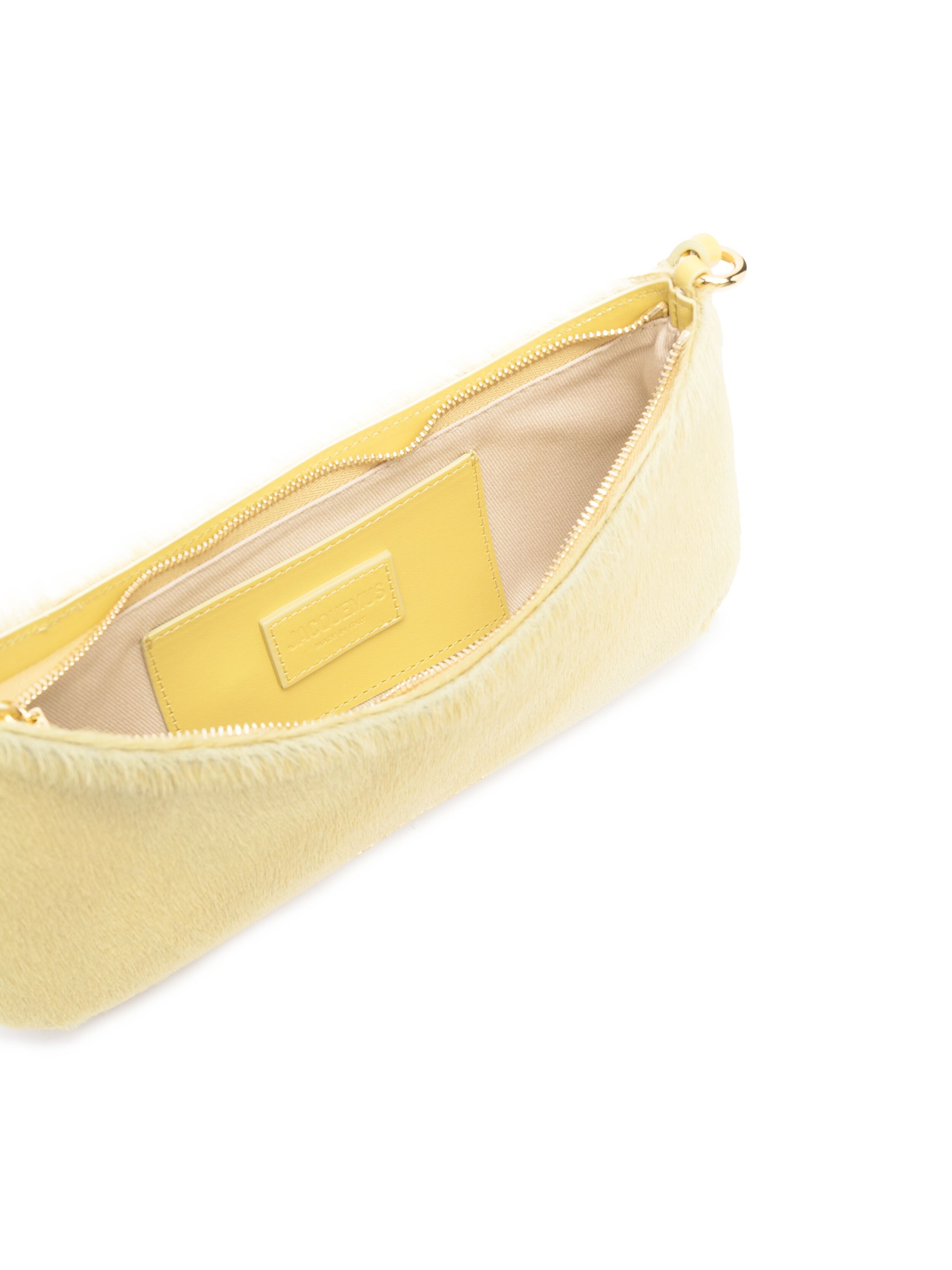 자크뮈스 / 르 비쥬 포니 헤어 숄더백 라이트 옐로우 231BA056 3112 210 STK - JACQUEMUS