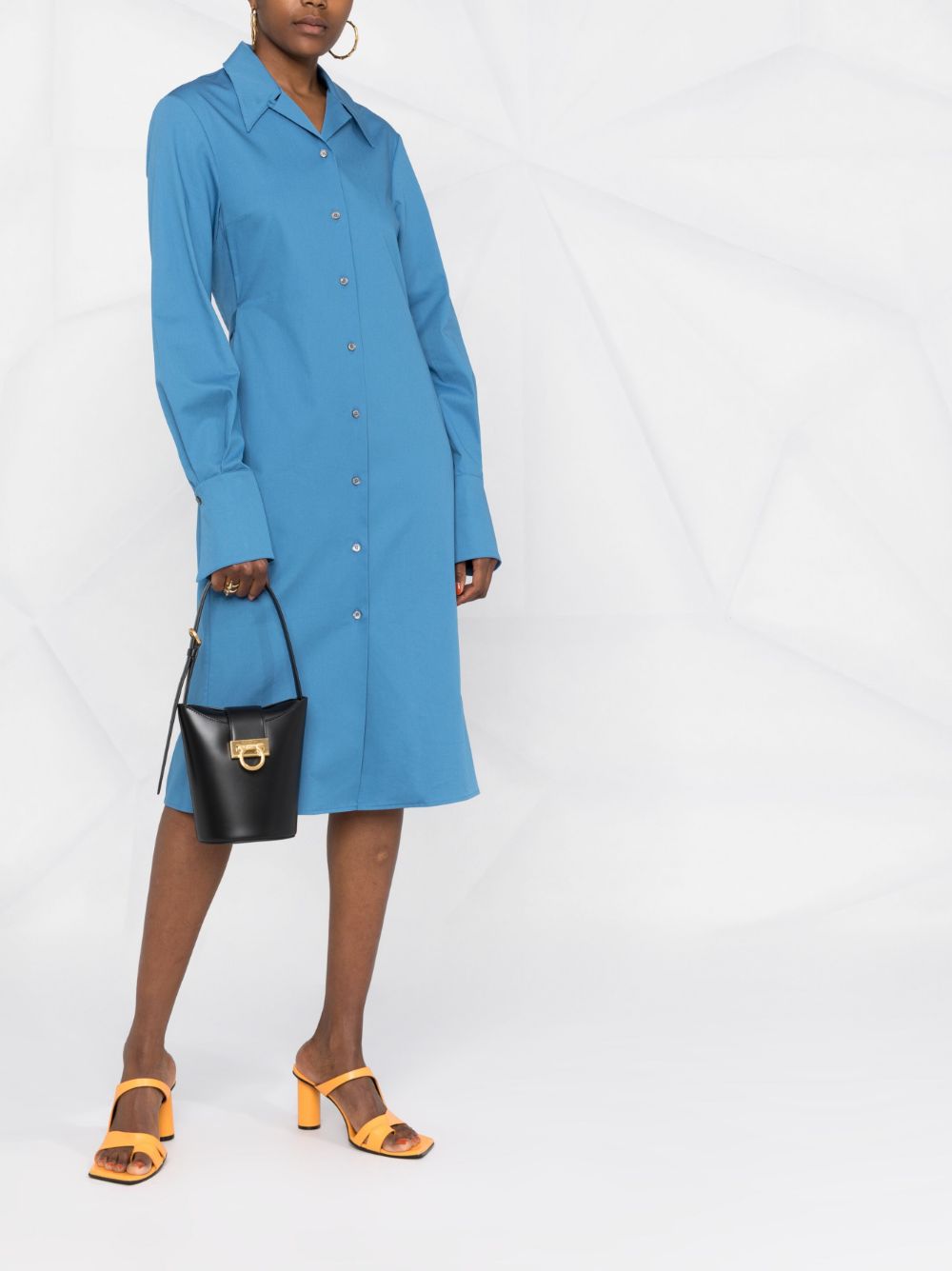 살바토레 페라가모 / 트리폴리오 버킷백 블랙 211194 748442 STK - SALVATORE FERRAGAMO