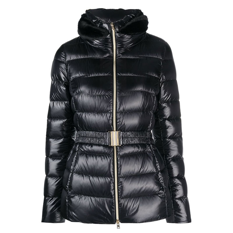 에르노 / 여성 클라우디아 벨티드 다운 패딩 블랙 PI0485DIC 12017 9300 STK