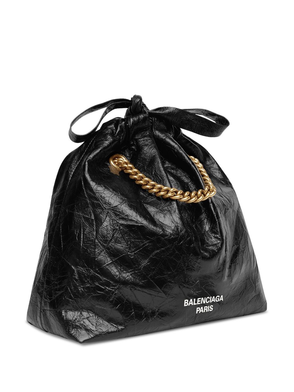 발렌시아가 / 스몰 크러쉬 토트백 블랙 742942 210IT 1000 STK - BALENCIAGA