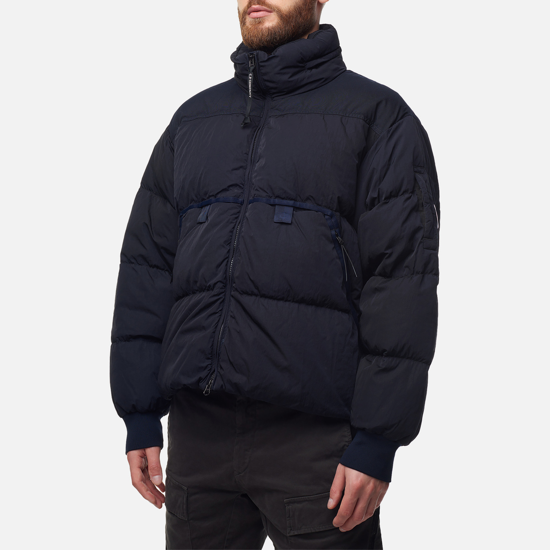 CP컴퍼니 / 남성 에코 크롬 다운자켓 블루 15CMOW175A 006369G 888 STK - C.P. COMPANY