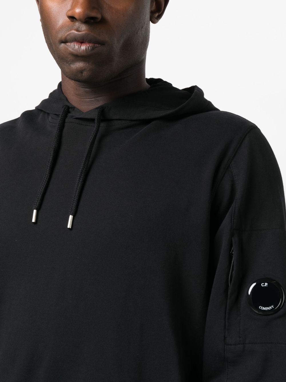 CP컴퍼니 / 남성 렌즈 와펜 플리스 후디 블랙 15CMSS033A 002246G 999 STK - C.P. COMPANY