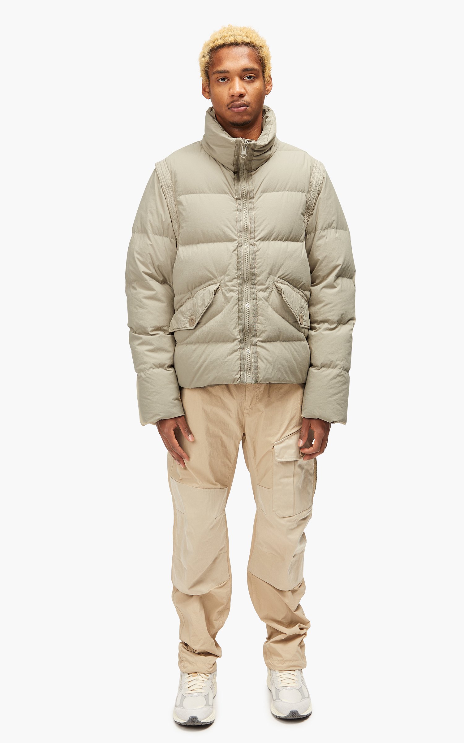 텐씨 / 남성 오스트랄 디태쳐블 다운 자켓 토프 23CTCUC03038 003780 903 STK - TEN C