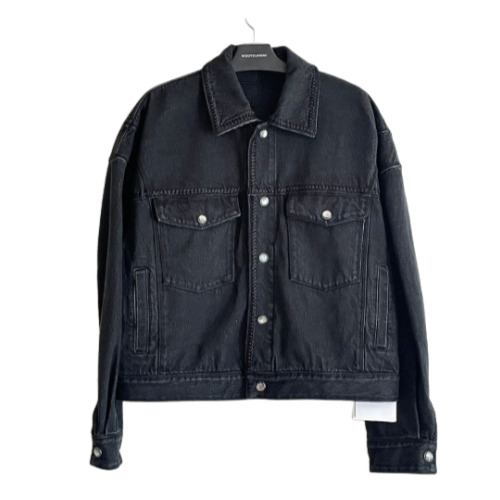 25SS 우영미 블랙 크롭 데님 자켓 W251JP21983B