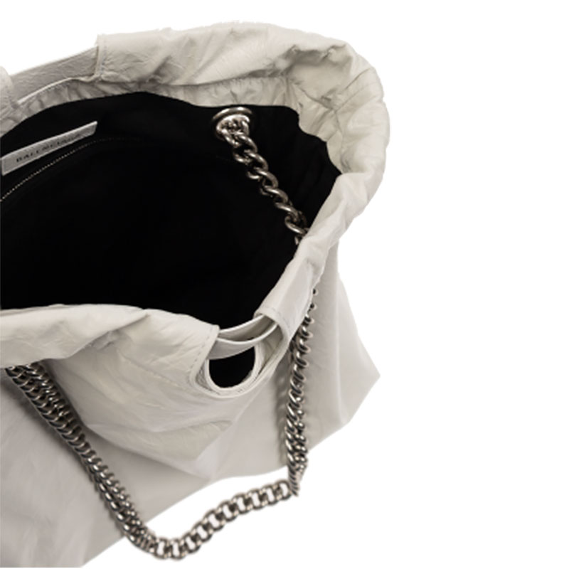 발렌시아가 / 스몰 크러쉬 토트백 화이트 742942 210IU 9001 STK - BALENCIAGA