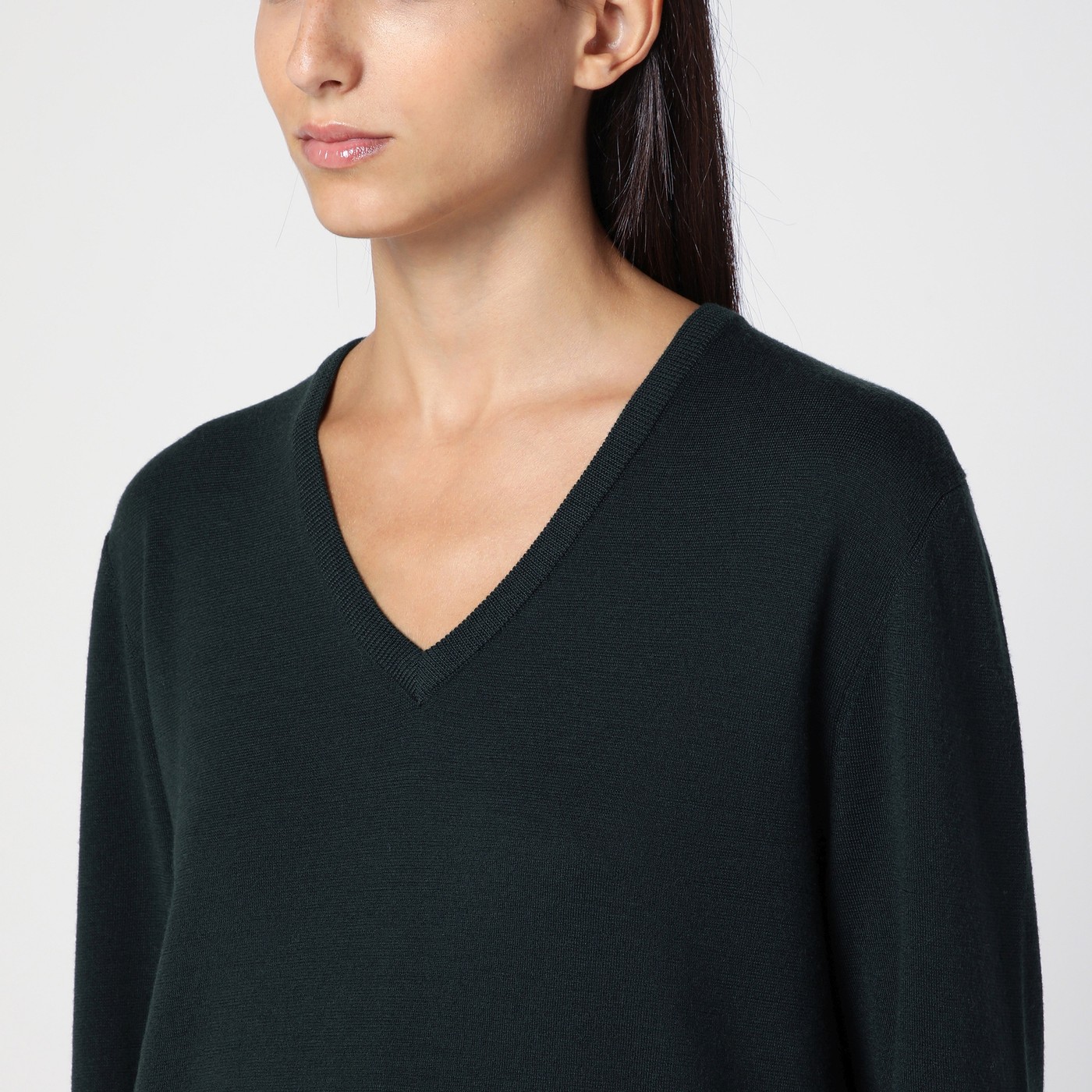 막스마라 / 여성 포레스트 그린 울 스웨터 PEVERAWO GREEN BPG - MAX MARA