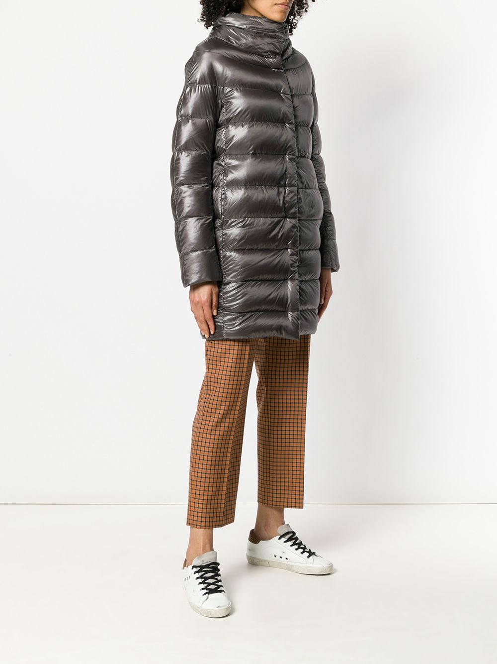 에르노 / 여성 도라 다운 코트 자켓 그레이 PI0177DIC 12017 9480 STK - HERNO