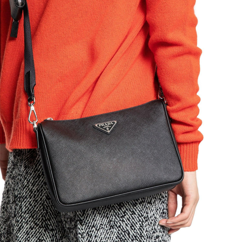 프라다 / 사피아노 레더 숄더백 2VH113 9Z2 F0002 STK - PRADA