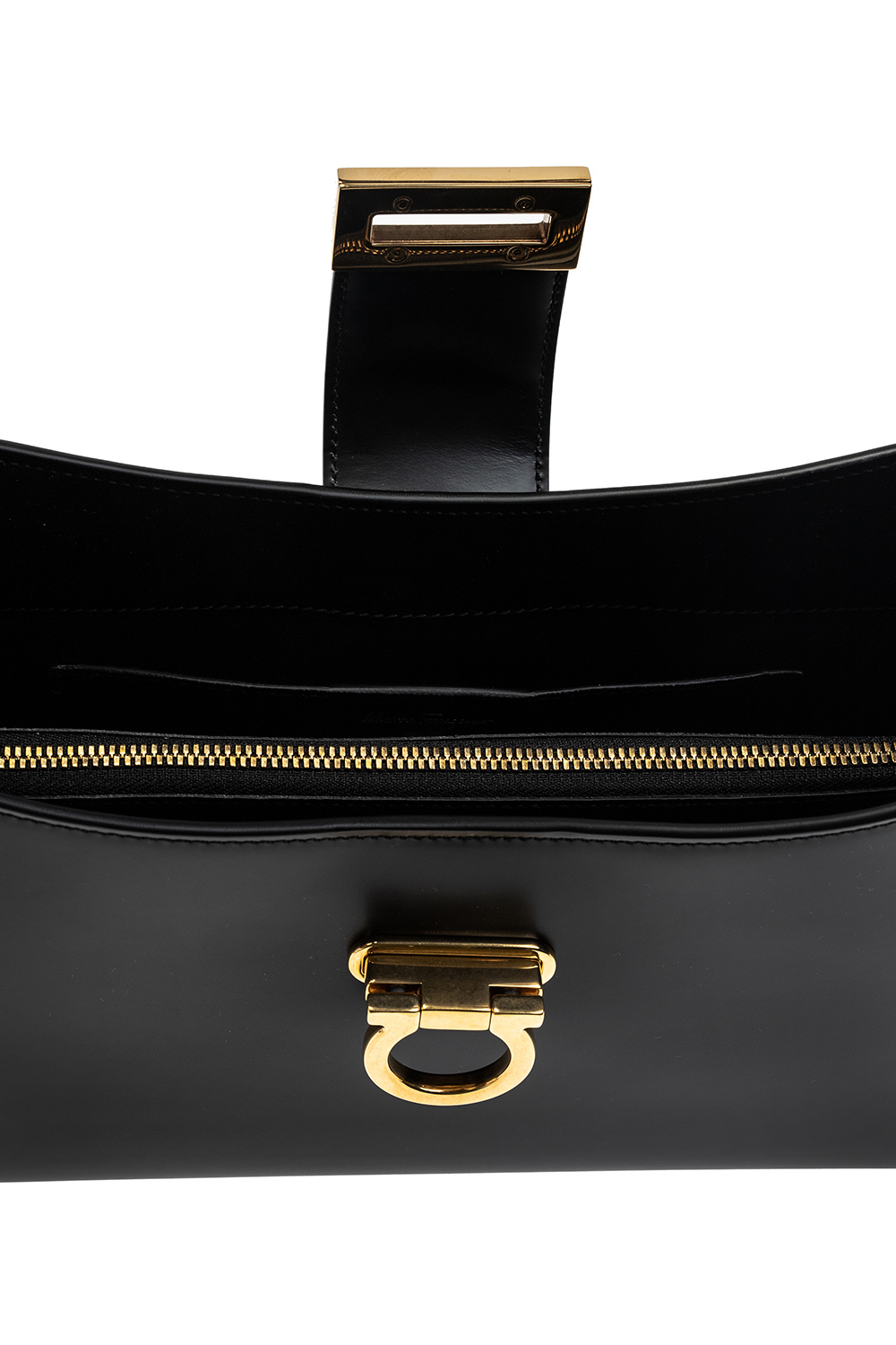  살바토레 페라가모 / 트리폴리오 숄더백 블랙 210926 745035 STK - SALVATORE FERRAGAMO