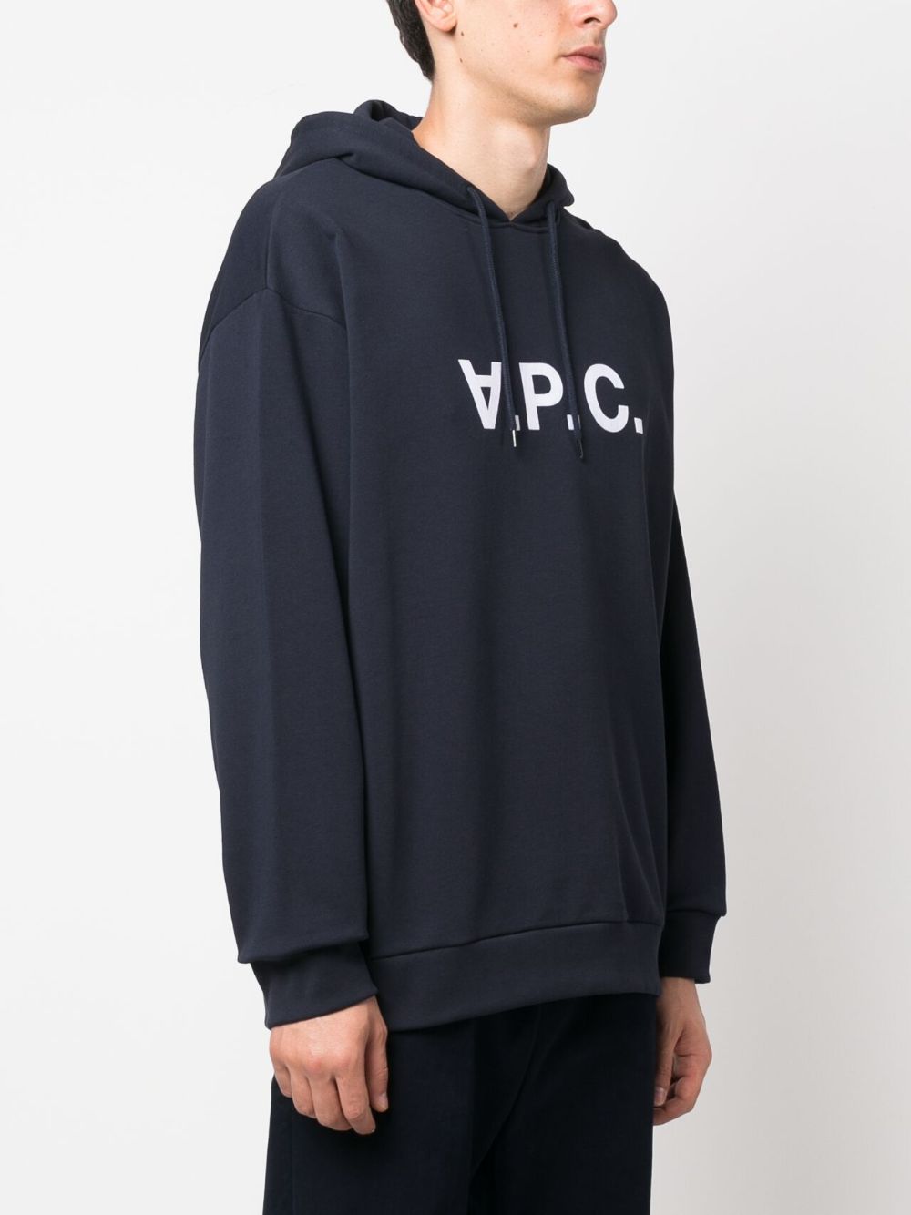 아페쎄 / 남성 밀로 VPC 로고 후디 네이비 COFDX H27833 IAK STK - A.P.C.