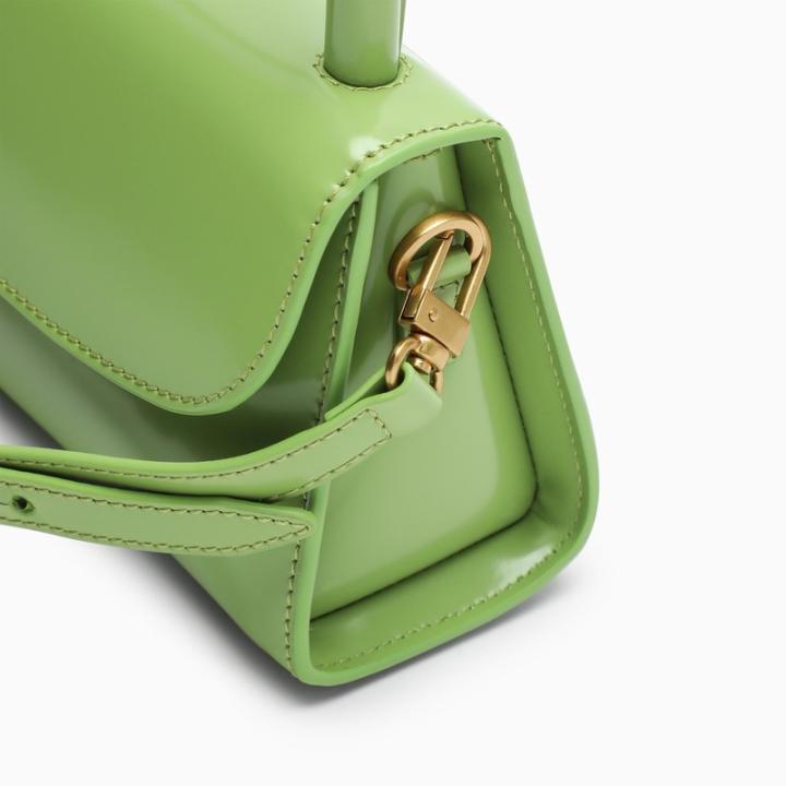 바이파 / 세미 페이턴트 레더 탑핸들백 라임 그린 19PFMINALMWSMA STK - BY FAR