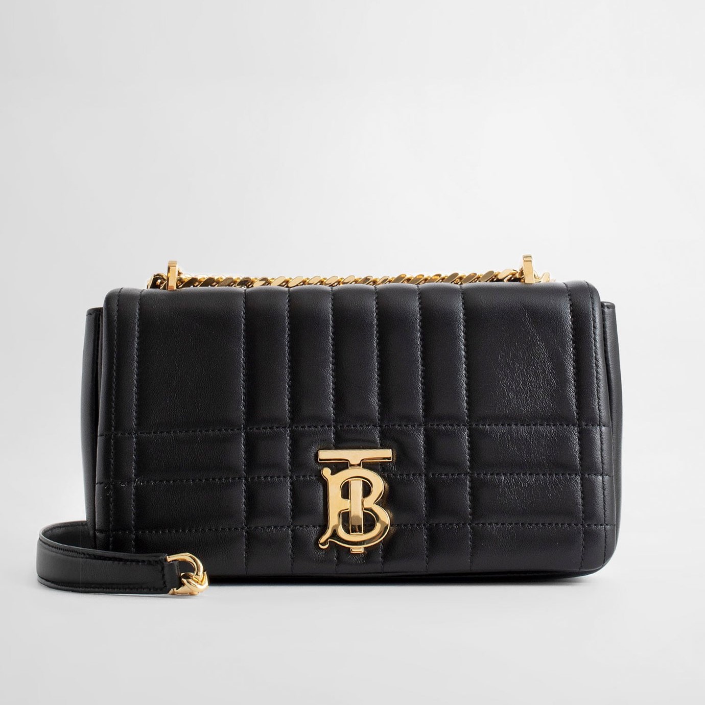 버버리 / 롤라 스몰 퀼팅 숄더백 블랙 8059509 A1189 STK - BURBERRY