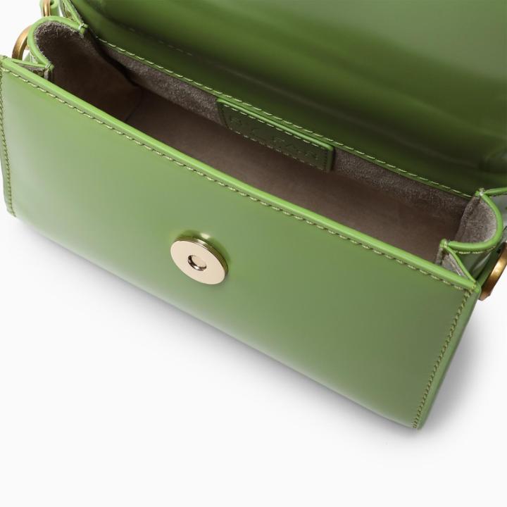 바이파 / 세미 페이턴트 레더 탑핸들백 라임 그린 19PFMINALMWSMA STK - BY FAR