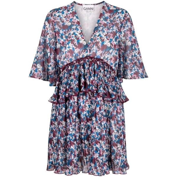 가니 / 여성 플로럴 프린트 미니 드레스 F8864 999 Multicolor BPG