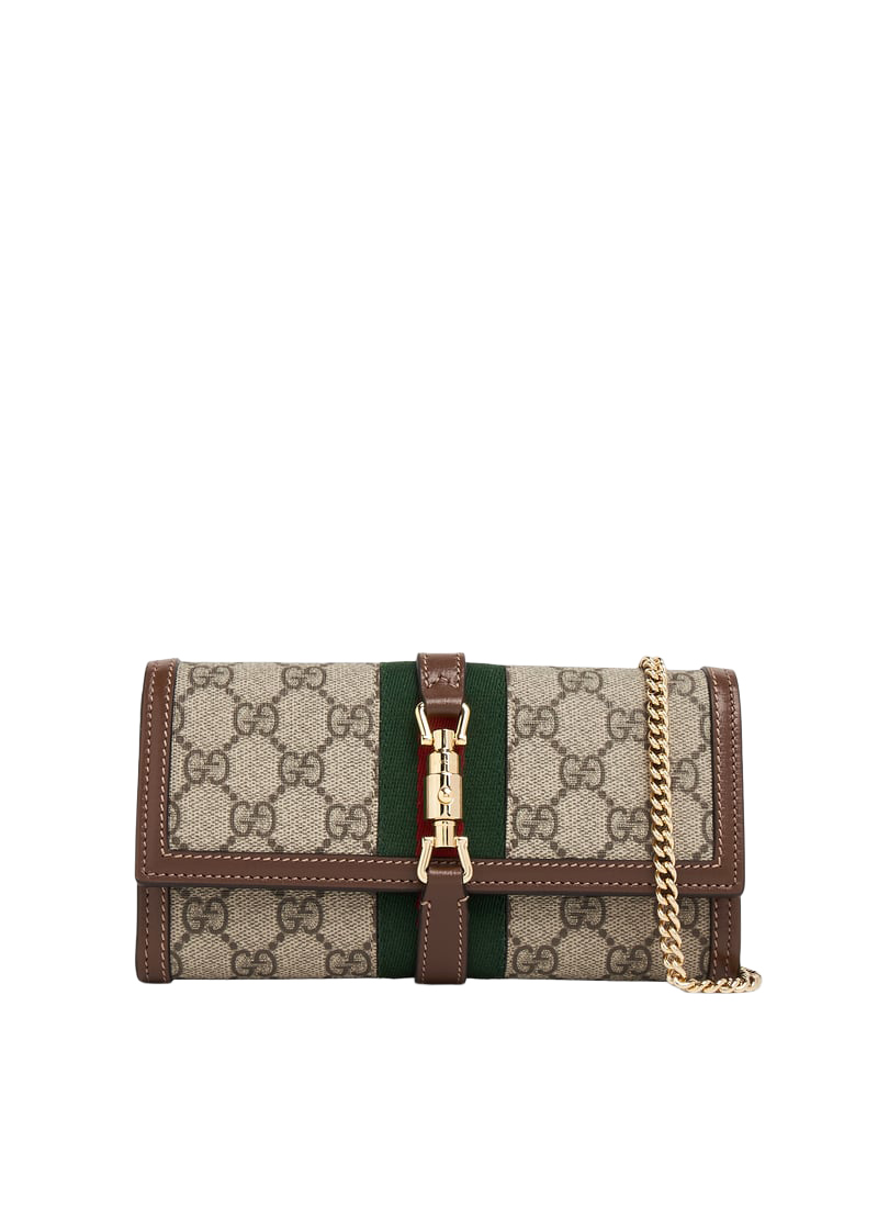 24FW 구찌 / 여성 재키 체인 지갑 652681 HUHHG8565 BPG