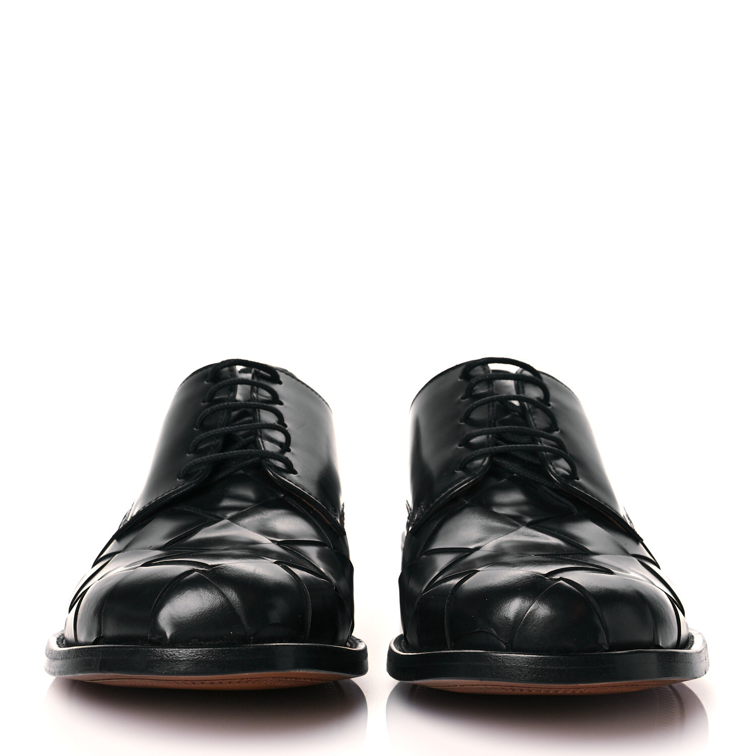 보테가베네타 / 남성 인트레치아토 레이스업 더비 슈즈 블랙 578272 VBPB1 1000 STK - BOTTEGA VENETA