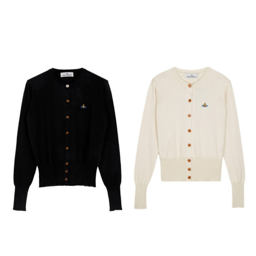 비비안웨스트우드 여성 베아 가디건 블랙/아이보리 1803002PY001VN401/1803002PY001VA408 STK