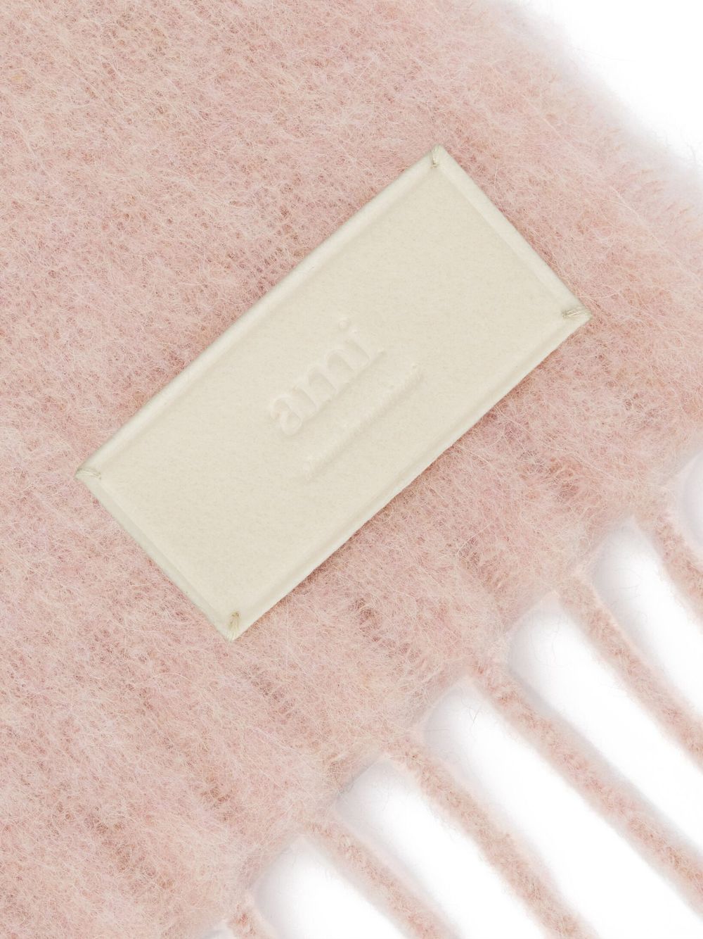 아미 / 공용 오버사이즈 울 머플러 파우더핑크 USF417 AA0003 679 STK - AMI