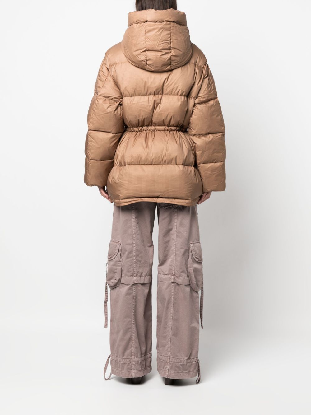 아크네스튜디오 / 여성 후드 패딩 재킷 브라운 A90528 ALL STK - ACNE STUDIOS