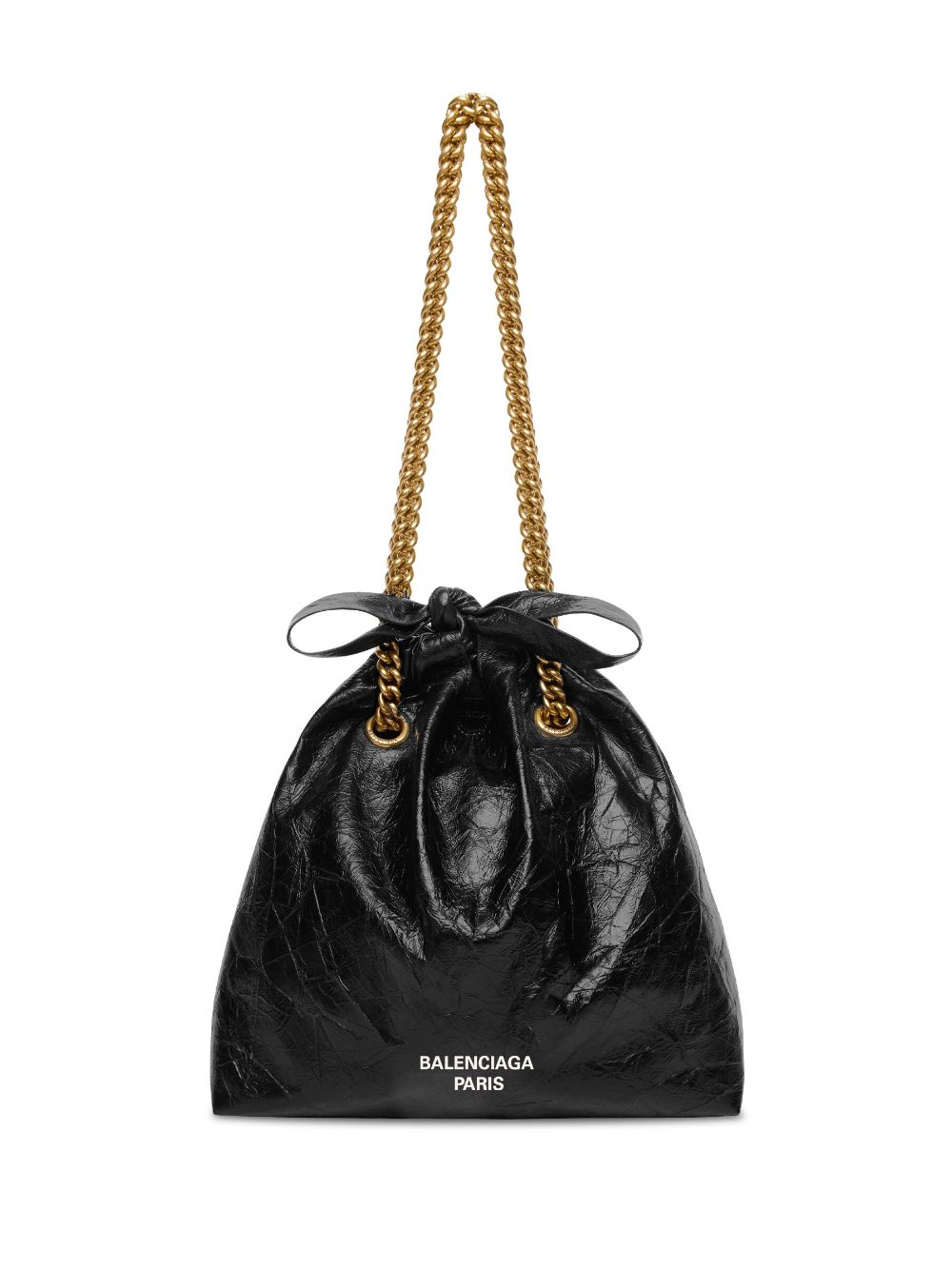 발렌시아가 / 스몰 크러쉬 토트백 블랙 742942 210IT 1000 STK - BALENCIAGA