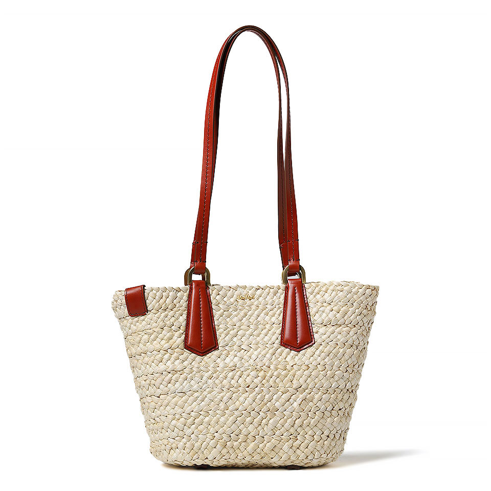 막스마라 / 파니에M 스트로우 숄더백 브라운 2345110238600 PANIERM 001 STK