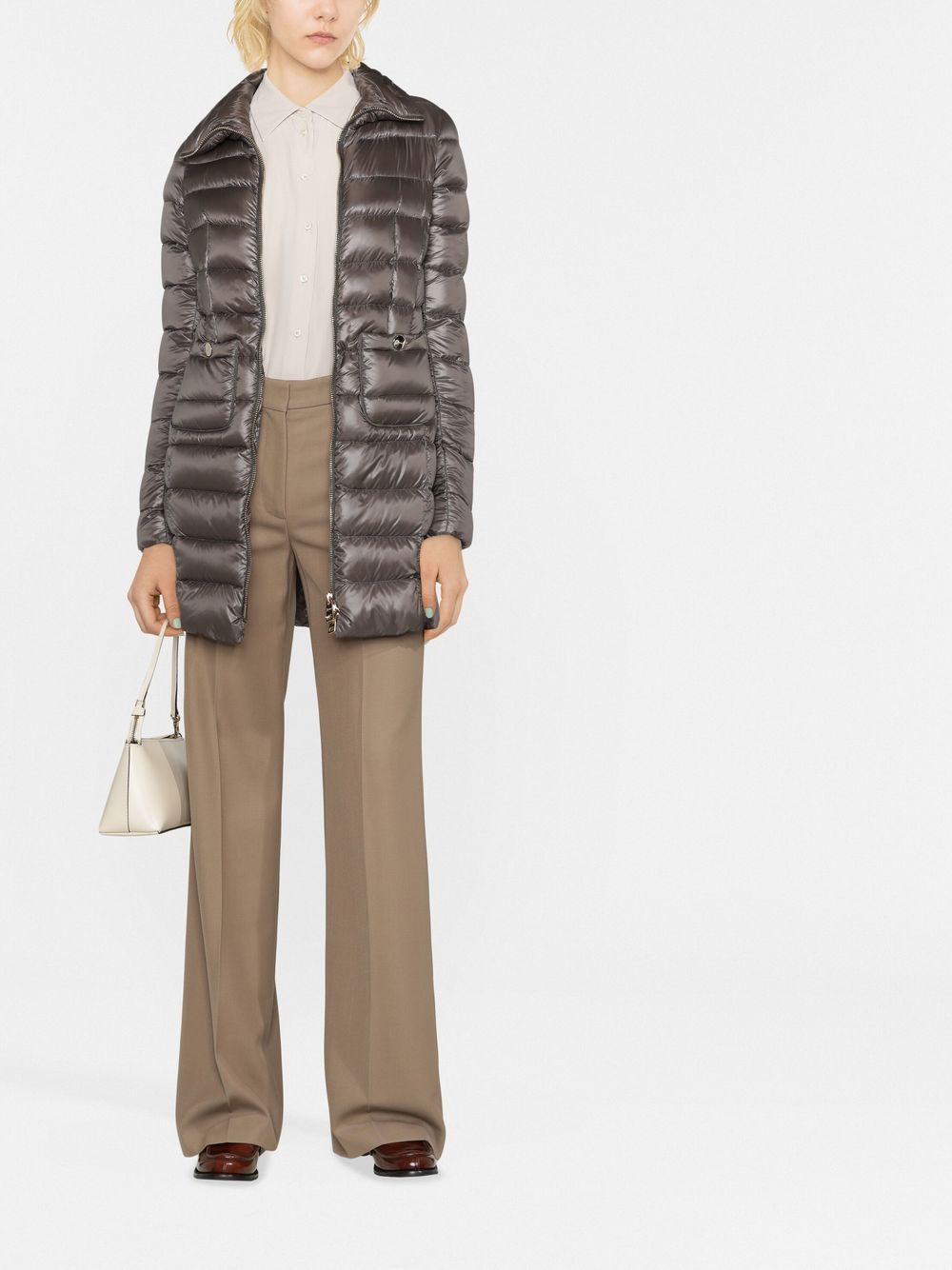  에르노 / 여성 마리아 미디 다운 롱패딩 그레이 PI0002DIC 12017 9480 STK - HERNO