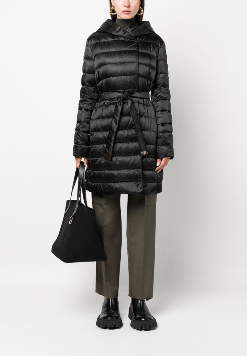 막스마라 더 큐브/ 여성 노베 리버시블 다운 패딩 블랙 2394960236600 003 STK - MAXMARA THE CUBE